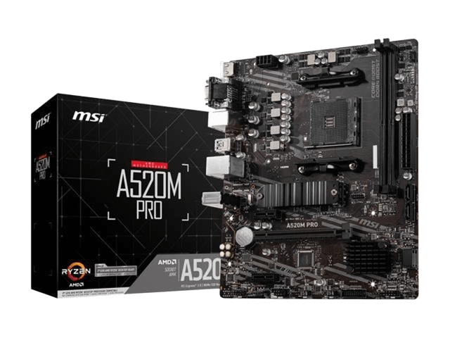 MSI A520M-A PRO MOTHERBOARD