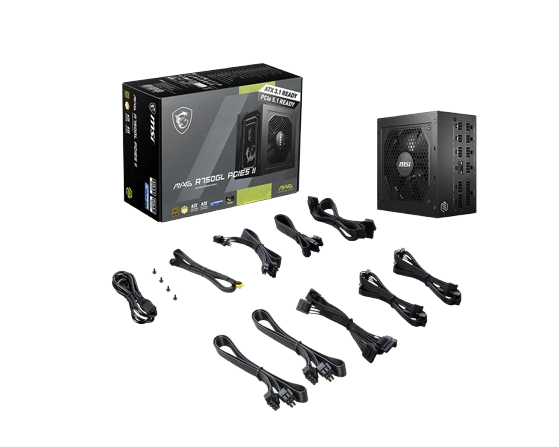 MSI MAG A750GL Pcies II 80 Plus GOLD Power Supply - Image 2